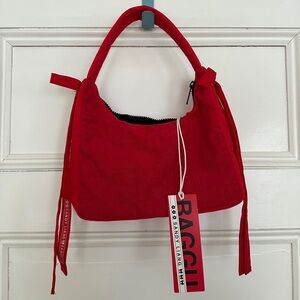 Baggu NWT Sandy Liang Mini Bow Bag, Candy Apple